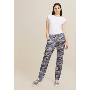 VIP jeans blue camo Juniors size 9/10 Cargo Pockets Jogger
